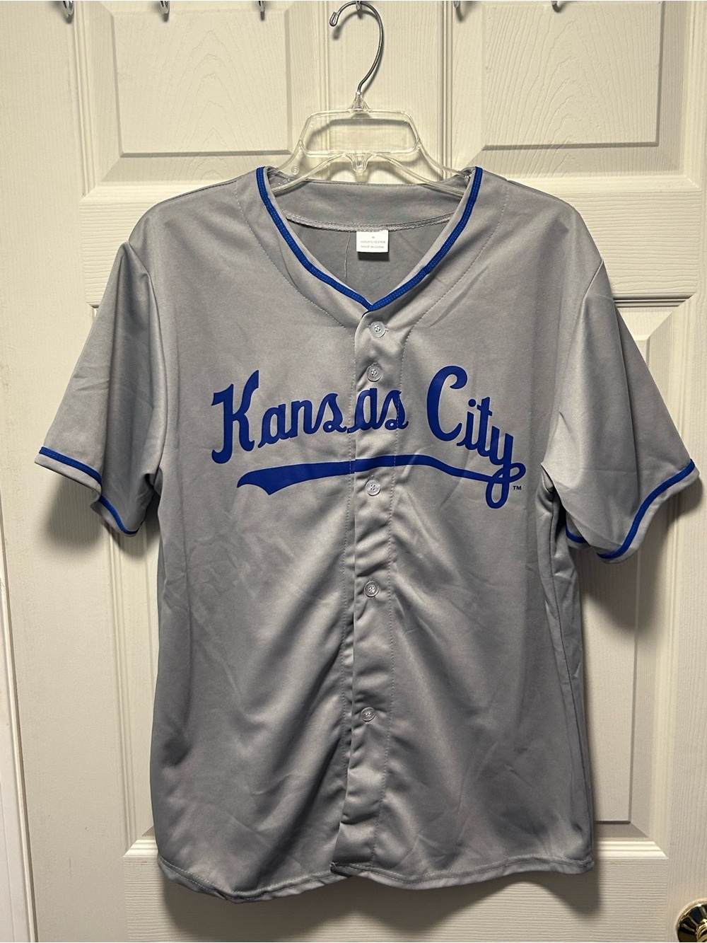 Kansas City Royals SGA 1970 Away Jersey Gray M 6/19/2021 MLB Baseball
